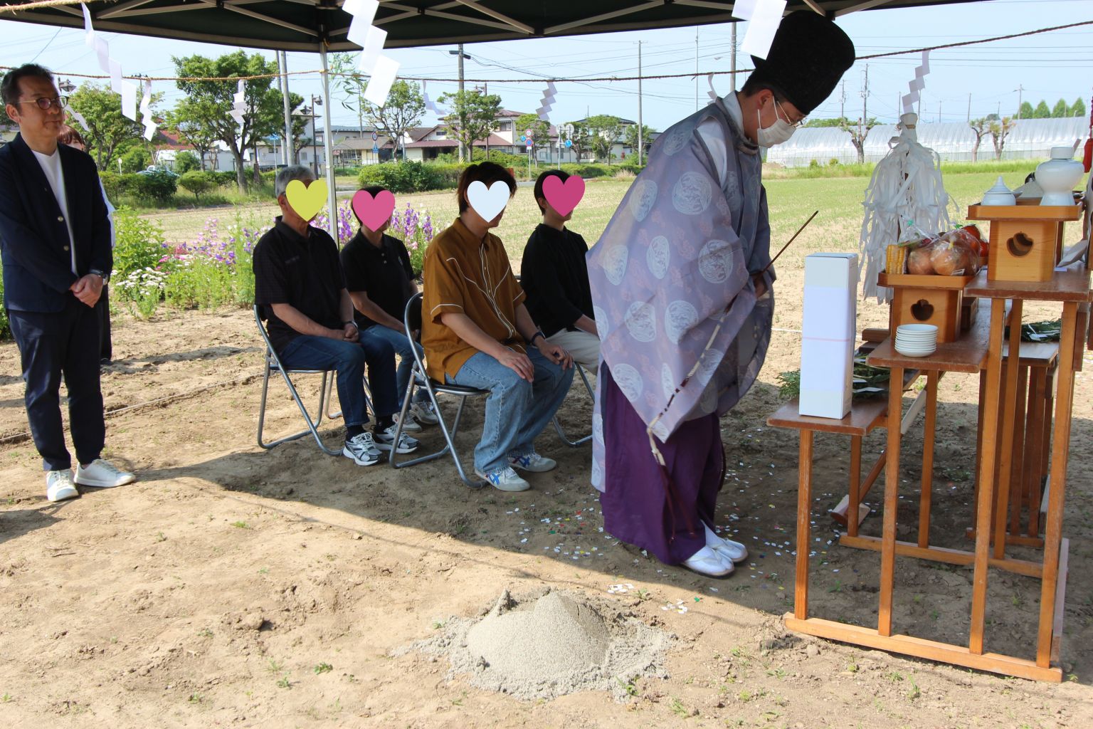 新入社員！祐ブログ①「地鎮祭に行ってきました！」 画像